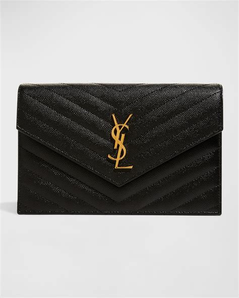 ysl small wallet on chain